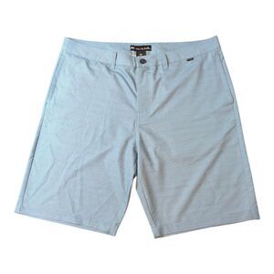 Travis Mathew Performance Shorts Mens 38 Blue Striped Golf Stretch